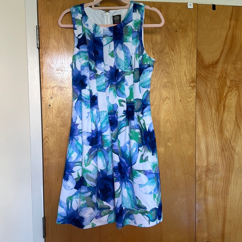 Vince Camuto Fit and Flare Floral Dress
